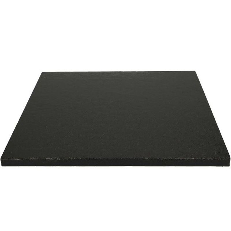 Tortenplatte Kuchenplatte Quadratisch Schwarz 30 cm